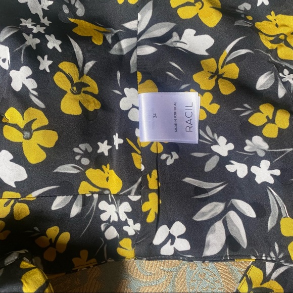 Racil Atlas Polka Jacquard twisted crop top - Picture 4 of 7